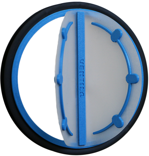 Vzduchotesná a pachotesná spätná klapka KZK2 125mm-vhodná pre axiálne ventilátory Ø125mm