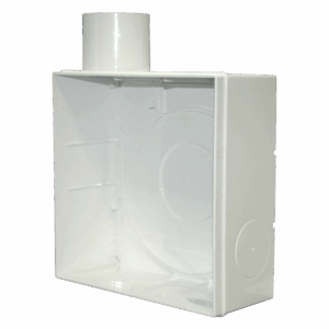 Zápustná krabica pre radiálne ventilátory VENTS VNV-1-KV 80 a Blauberg Valeo plastová