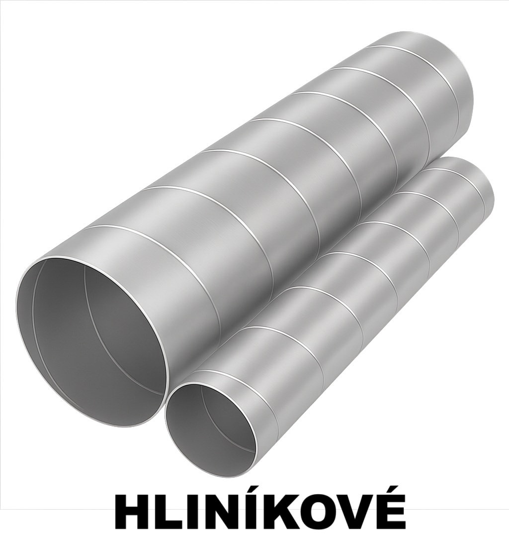 HLINÍKOVÉ spiro potrubie a rozbočky