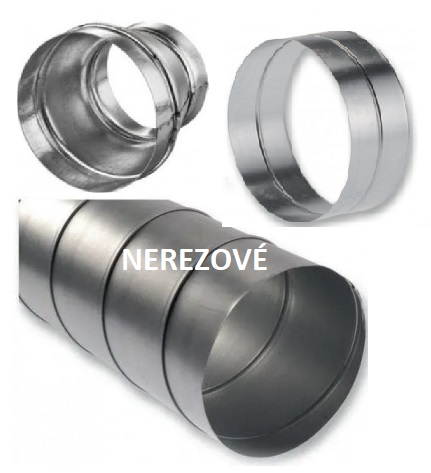 NEREZOVÉ spiro potrubie a rozbočky