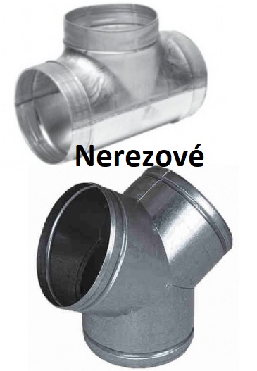Nerezové T a Y rozbočky