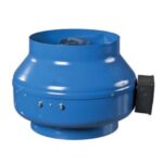 Potrubné odstredivé ventilátory s kovovým puzdrom