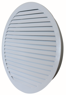 Vetracie mriežky okrúhle kovové