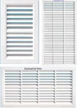 Vetracie mriežky plastové zostaviteľné z profilov 10x10cm